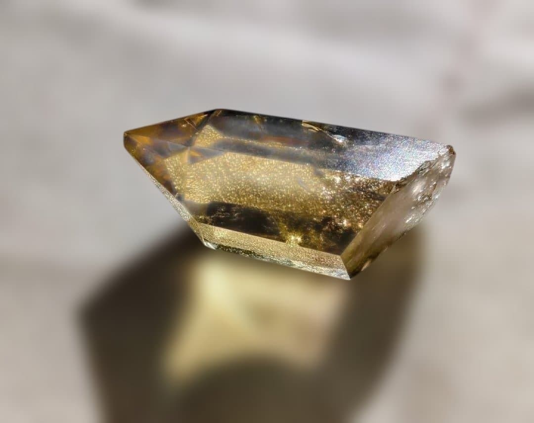 ホリミネラロジー コレクション ロシア ウラル 産シトリン 黄水晶　標本