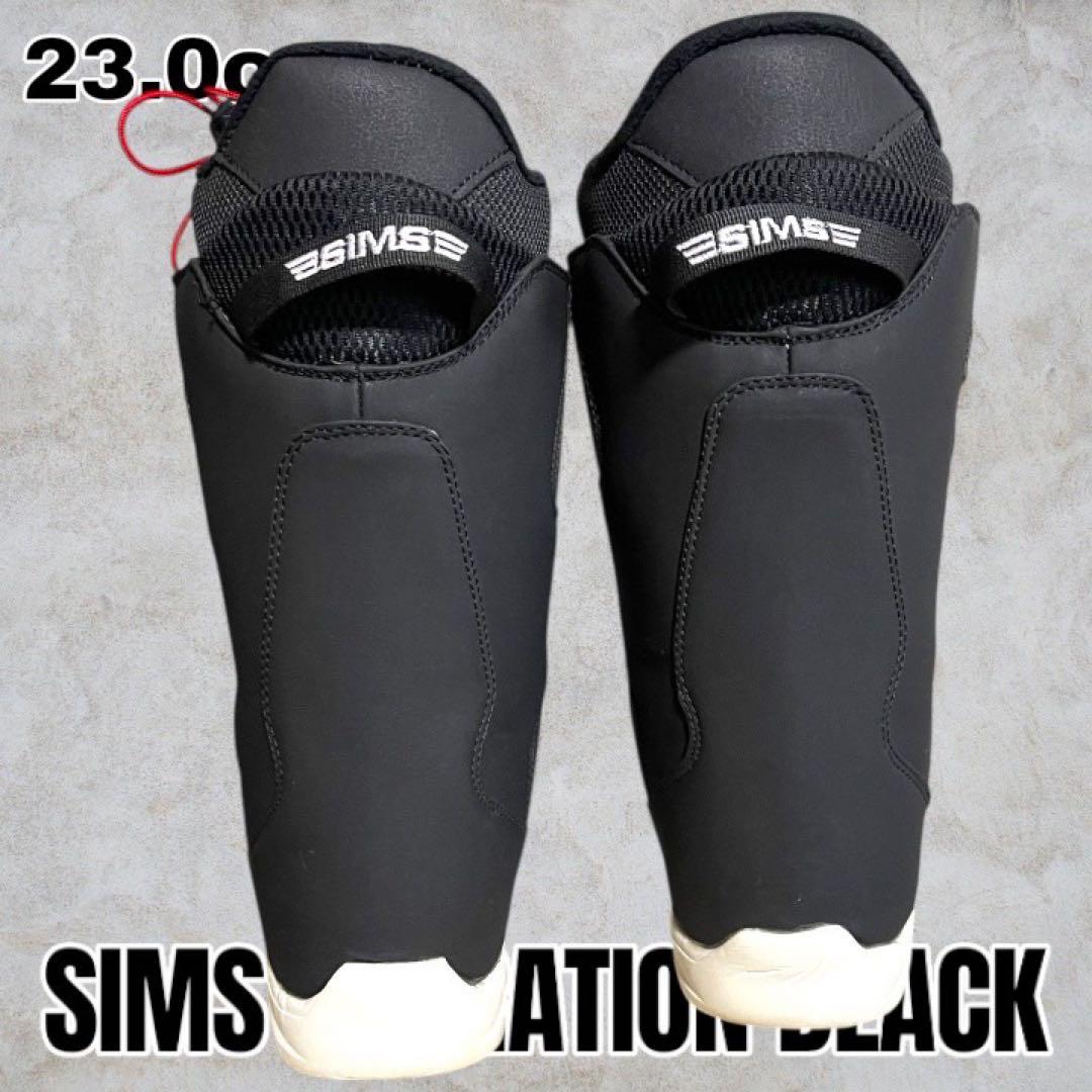 SIMS/シムス23cm スノーボードブーツ BOAシステム ブラック