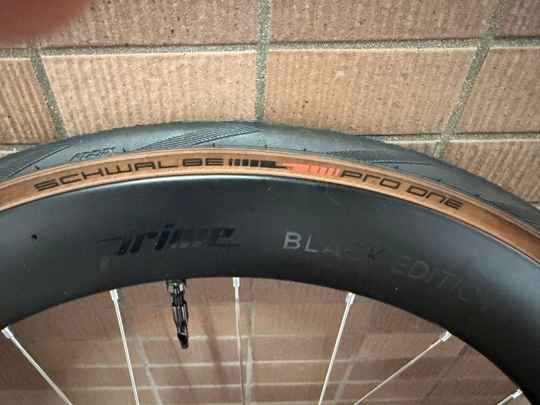 Prime Black Black 700c 前後 60mm