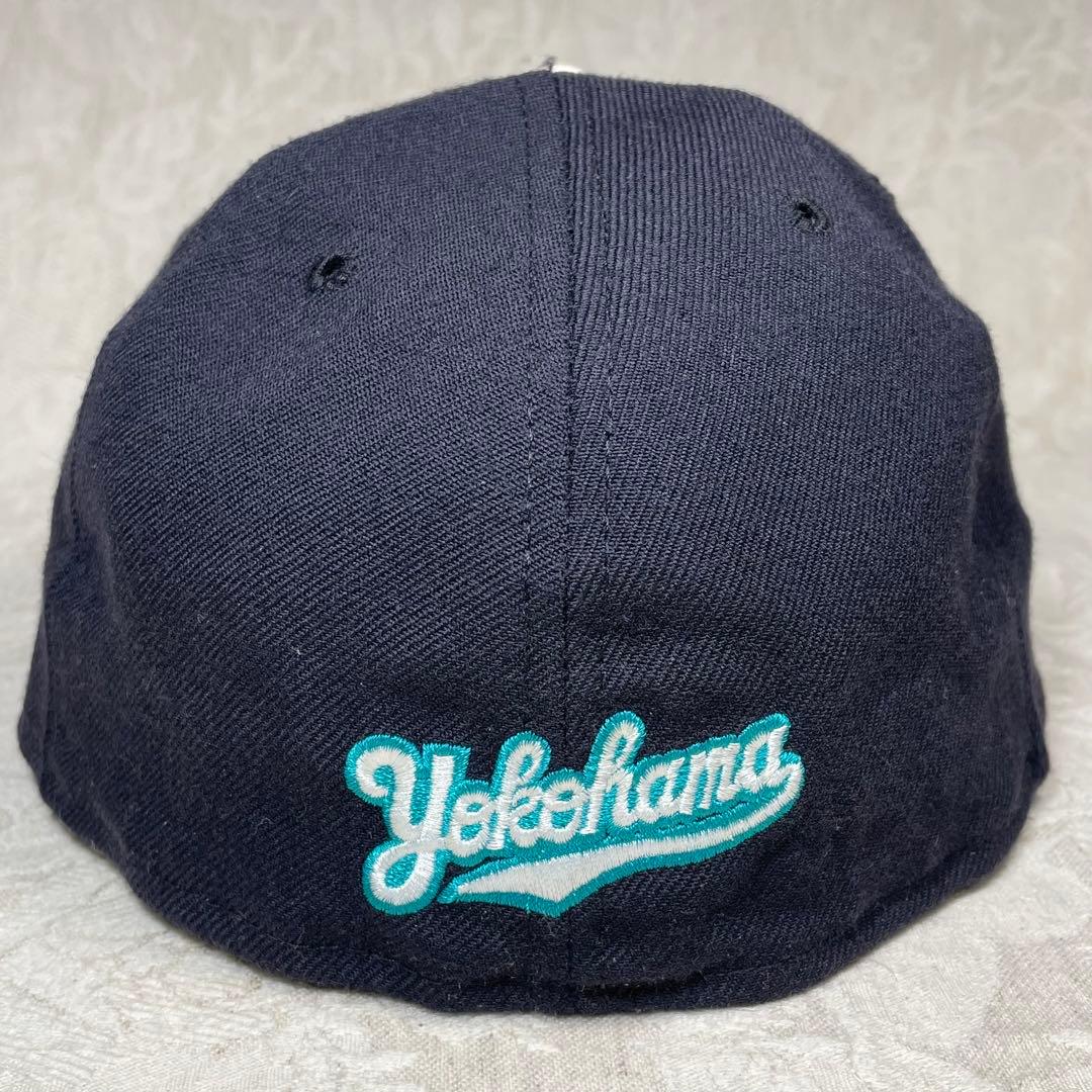 横浜ベイスターズ NEW ERA キャップ 旧ロゴ β ベータ 黒 ミント