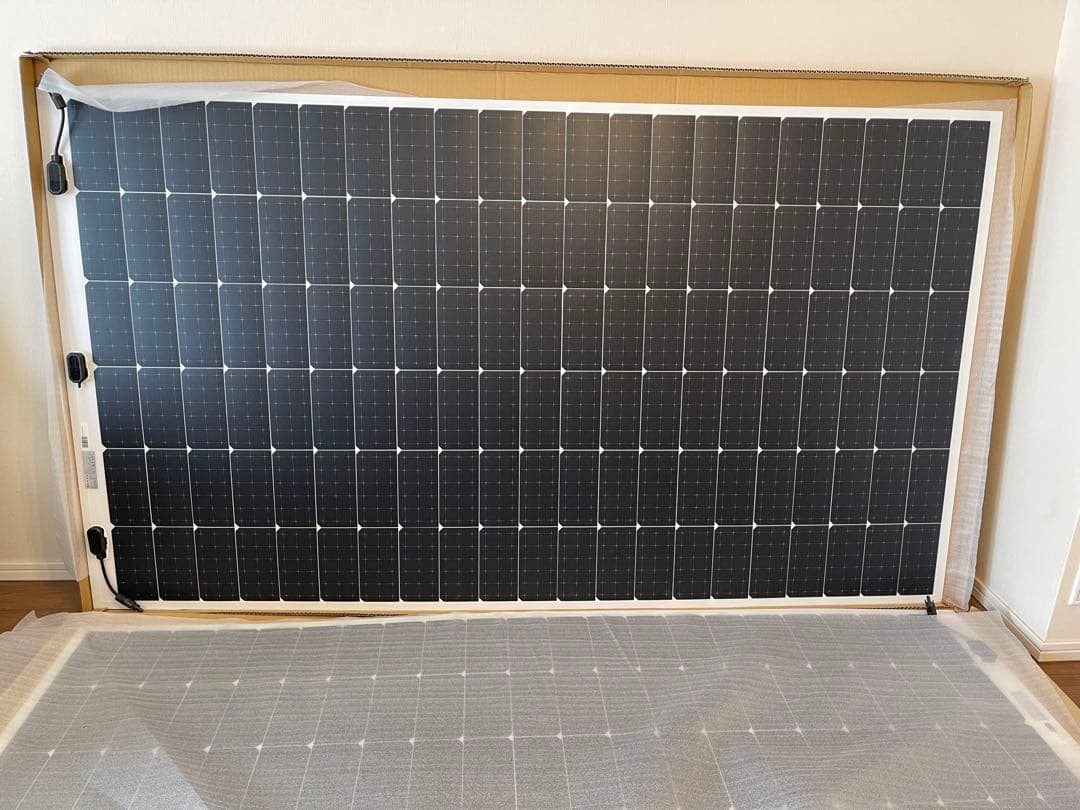 【単結晶370W×2枚 フレキシブルタイプ】サンポートパワー 太陽光パネル