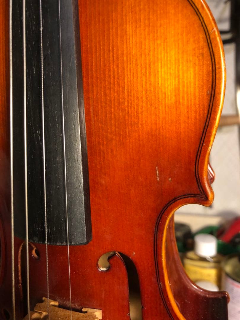 【駒&魂柱調整済】Suzuki分数バイオリンNo300 1/8 1997