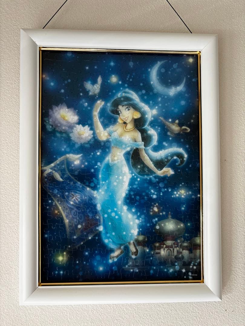 ディズニー　プリンセス　アナ雪　ティンカーベル　パズル　完成品　フレーム　セット