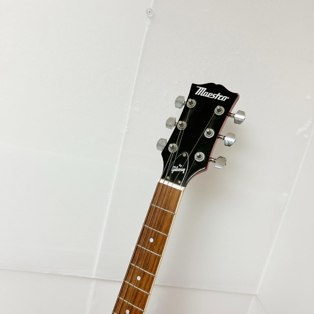 美品 Maestro マエストロ レスポールカスタム サンバースト ブラウン