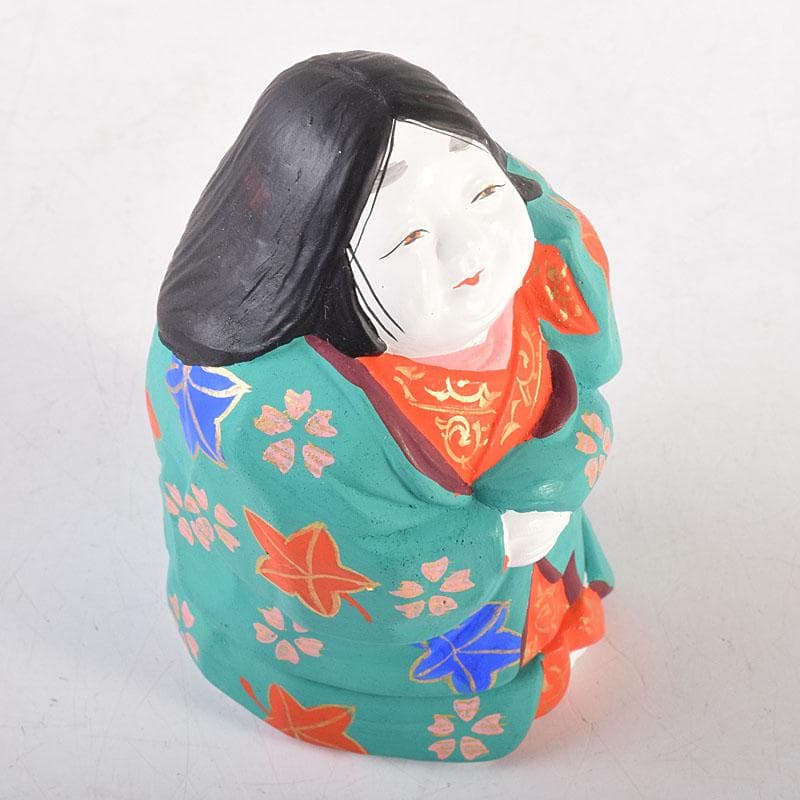 茶道具　京焼　北村雅耕作　お福　香合　共箱　V　8337