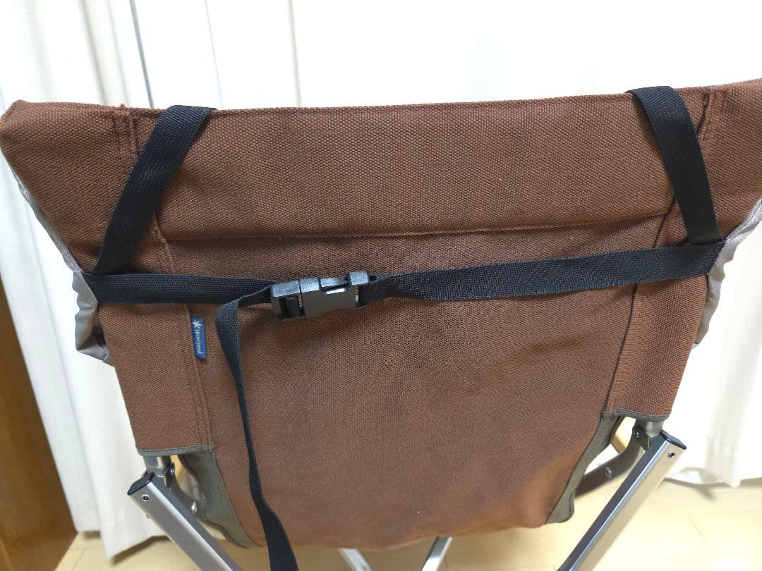 スノーピーク ローチェア ブラウン LV-091BR 折りたたみ ヘッドレスト付