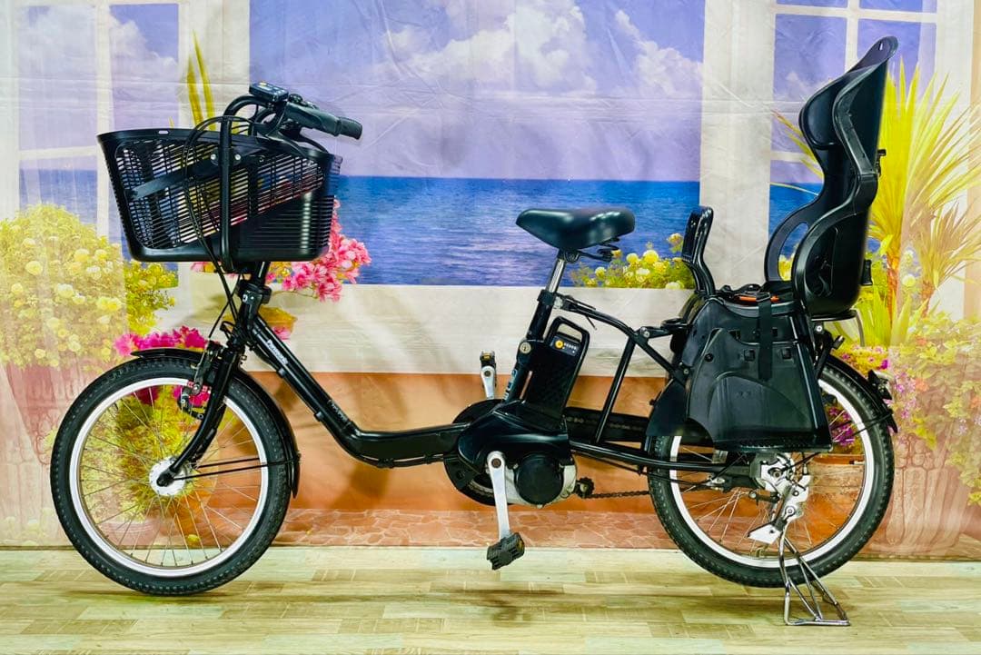 パナソニックギュット⭐️12AH！子供乗せ電動アシスト自転車Y2335