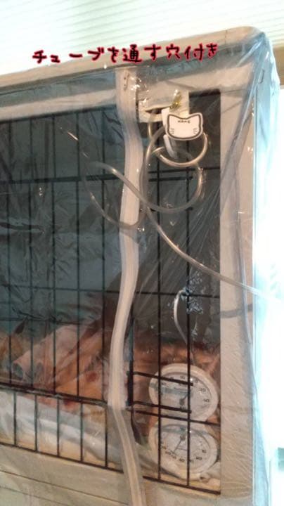 ペット用　酸素室　ゲージカバー　確認用　オーダー　酸素室カバー