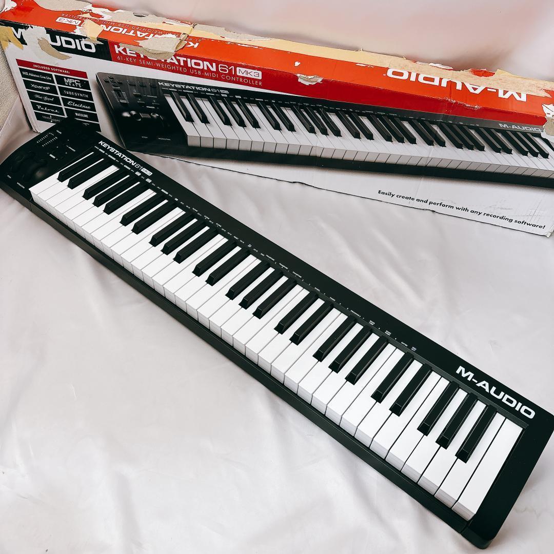 【美品】M-Audio USB MIDIキーボード 61鍵 セミウェイト