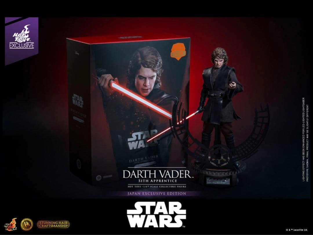 ホットトイズ　アナキン　ダース・ベイダー　HOT TOYS SWCJ アルチザン