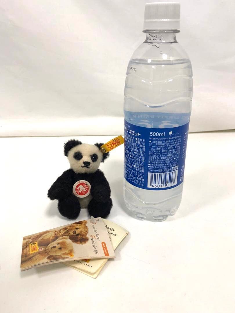STEIFF シュタイフ　アルパカパンダテッド　パンダ ぬいぐるみ 約10cm