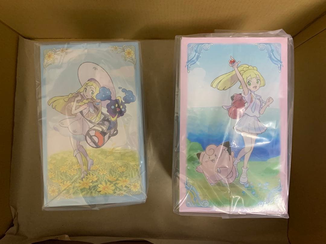 【未開封2点セット】①リーリエ＆コスモッグ ②がんばリーリエ&ピッピ