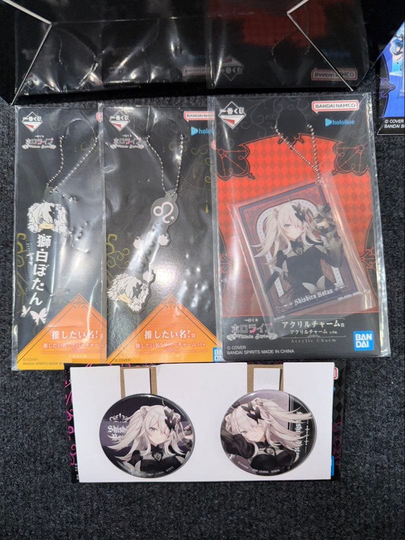 ホロライブ一番くじ獅白ぼたんのフィギュア他