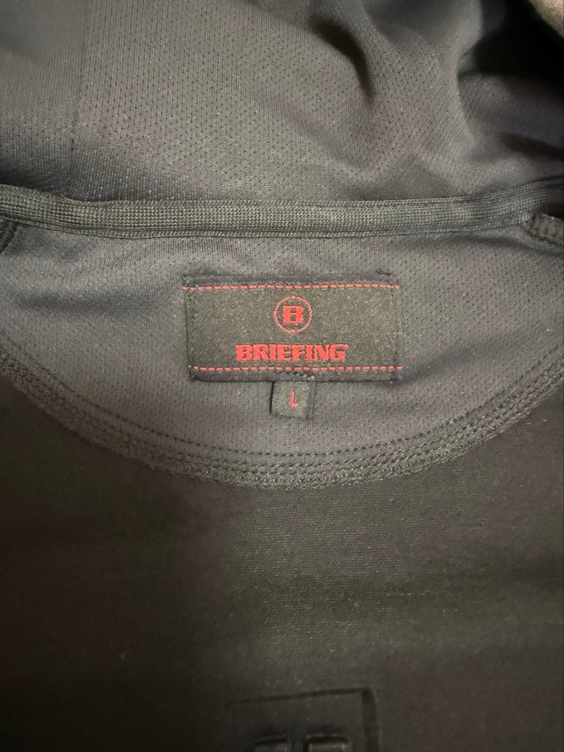 ブリーフィング　MEN’S WARM 3D LOGO PARKA 色グレー　Ｌ