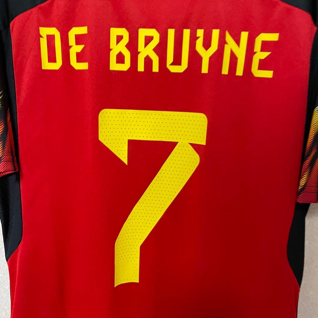 【正規品】ベルギー代表 2022 W杯 ホーム デ・ブライネ L オフィシャル