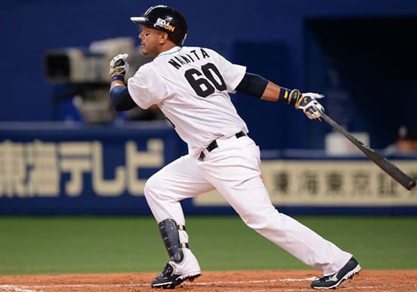 【レア】中日　ドラゴンズ　ナニータ　ホーム　ユニフォーム　アシックス　M