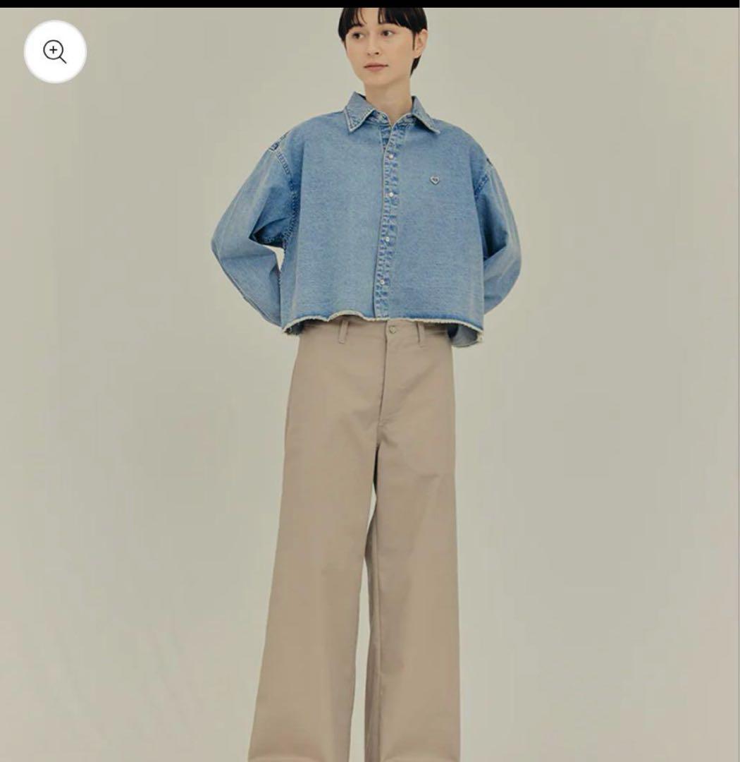 岩田剛典　GOD ONLY KNOWS CROPPED DENIM SHIRT