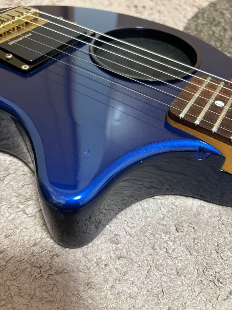 FERNANDES フェルナンデス ZO-3 メタリックブルー　ソフトケース付き