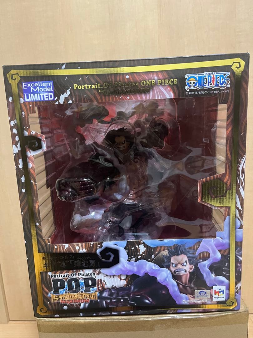 【開封美品】P.O.P MAXIMUM ルフィ　ギア4 弾む男(バウンドマン)