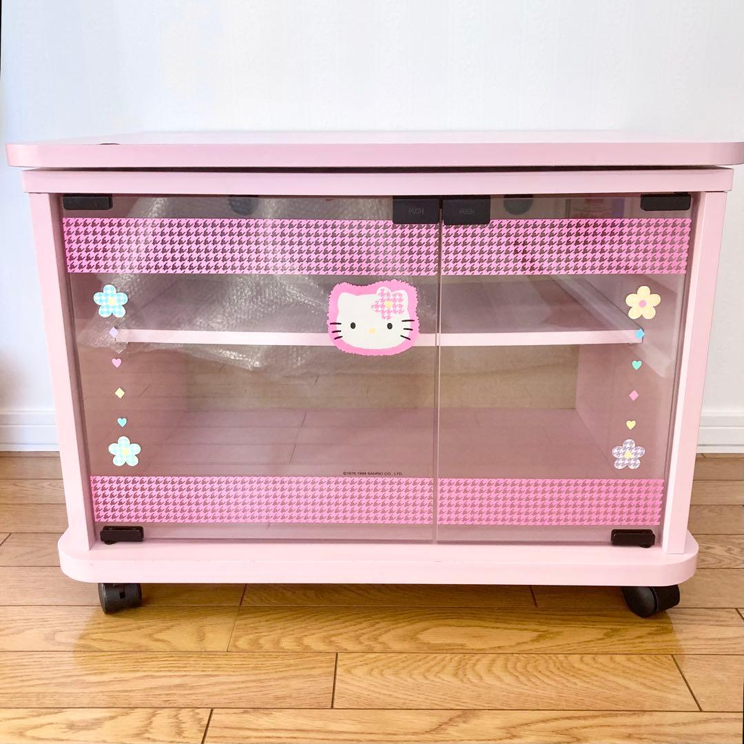 ♥️超希少！レトロ HELLO KITTY テレビ台 カオハナ 1998年 当時物