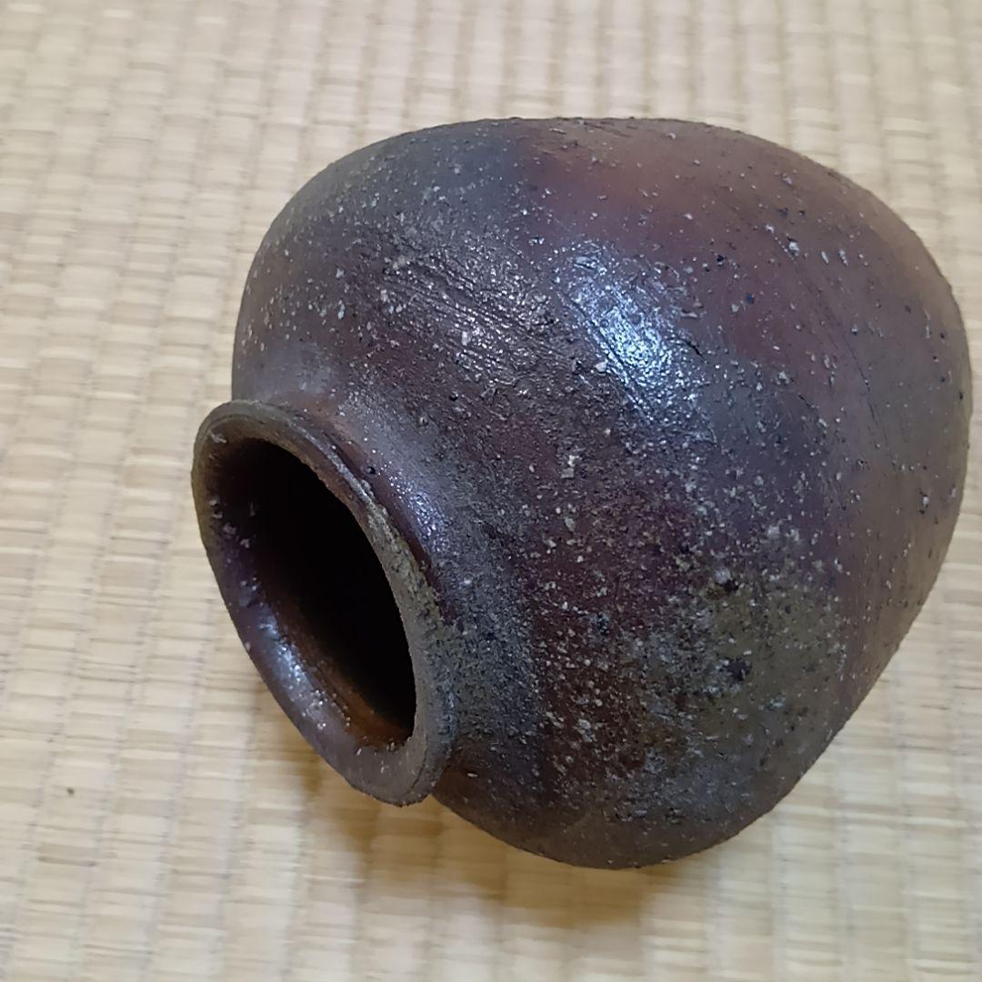 骨董品　茶道具　備前焼茶入　備前焼　肩衝茶入　美品　茶入　工芸品
