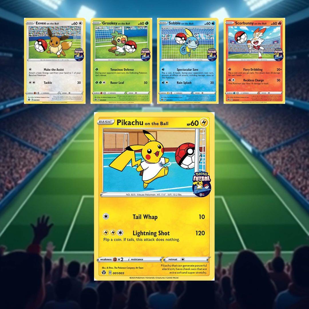 イギリス限定 5枚セットPikachu on the Ball プロモ