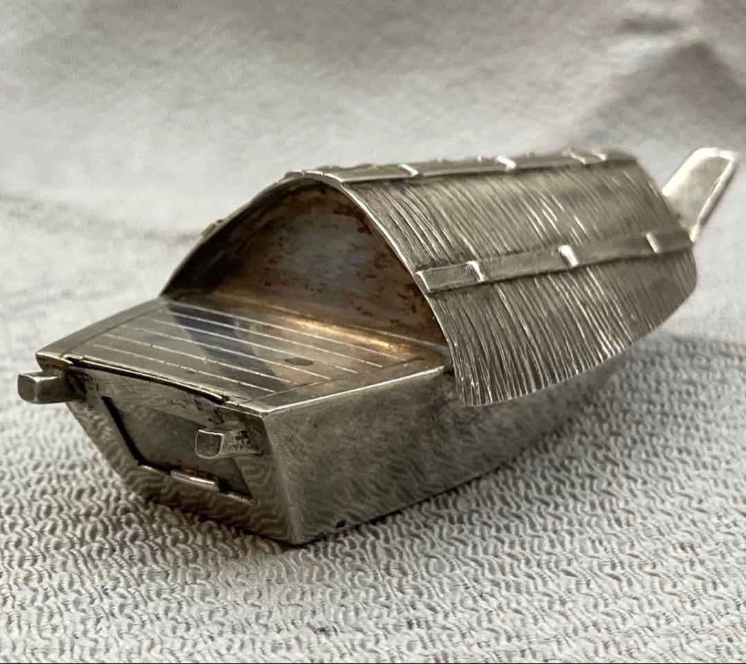 B357s 船形塩入れ　ソルトシェイカー　STERLING950 銀　調味料