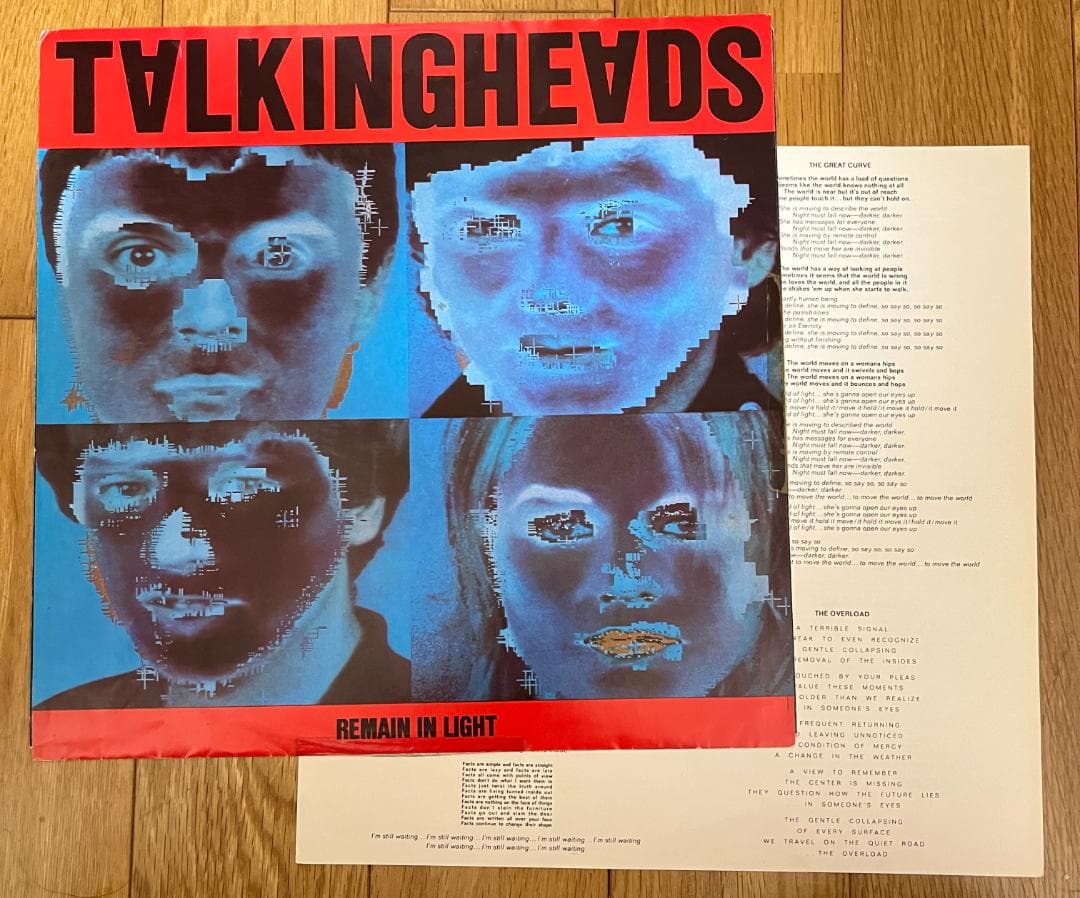 LP Talking Heads Remain in Light USオリジ