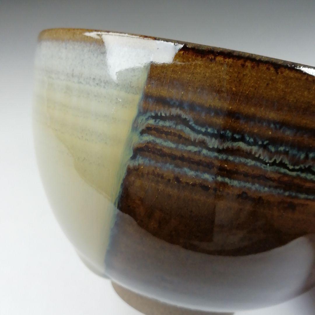 Ｔ５３５　茶碗　『高取茶碗』『高取忍 造』　共箱　抹茶碗　茶道具