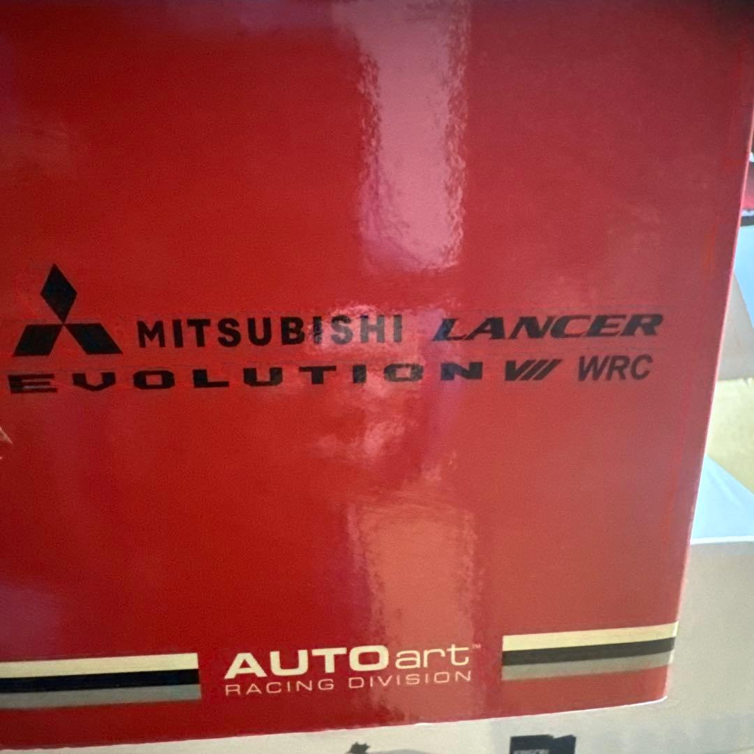 ミニカー Mitsubishi Lancer Evolution WRC 1/18