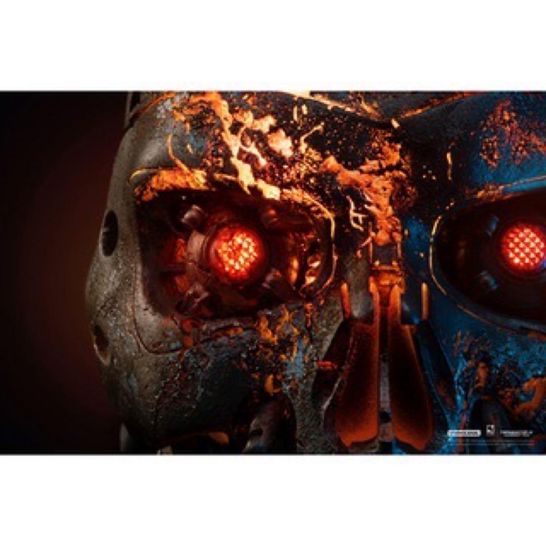 ターミネーター2 T-800 エンドスケルトン アートマスク バトルダメージ