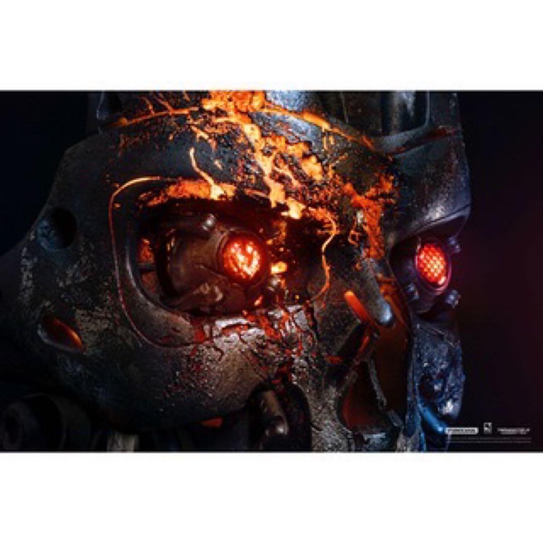 ターミネーター2 T-800 エンドスケルトン アートマスク バトルダメージ