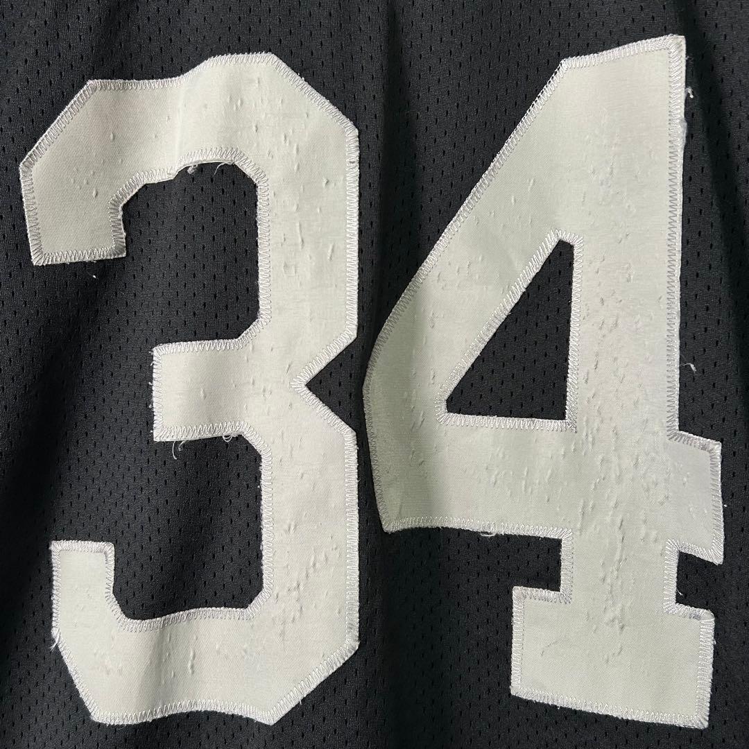 04`限定版 レイダース ボー ジャクソン ゲームシャツ 刺繍ロゴ
