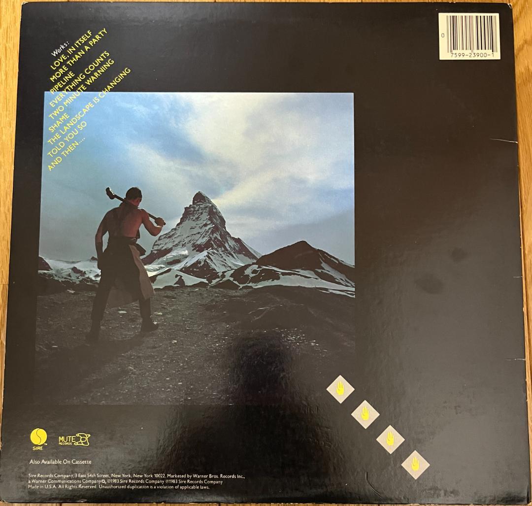 LP Depeche Mode Construction USオリジナル