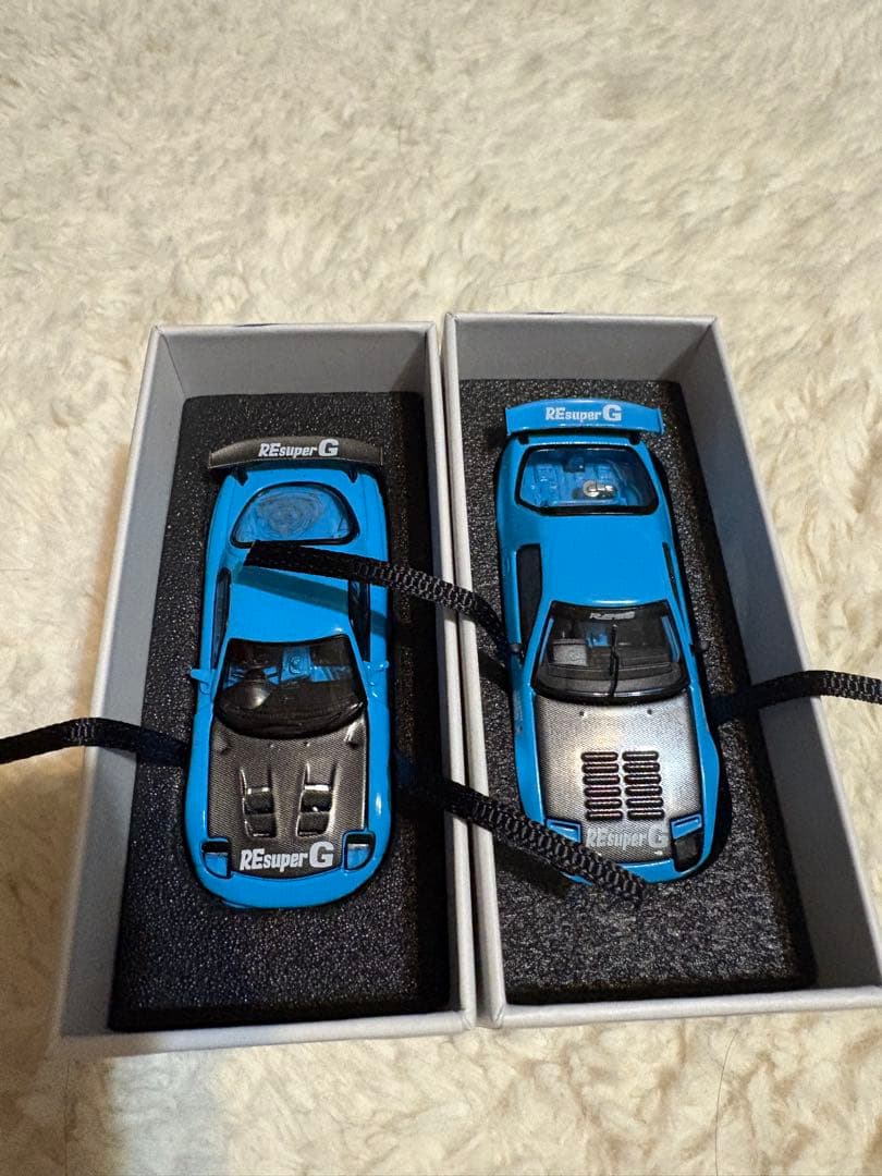RE雨宮MAZDA RX7 FC3S FD3S ミニカー 1/64 2台セット
