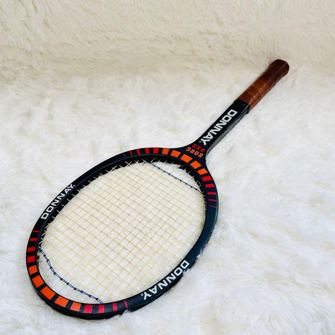 ヴィンテージ　ラケット　donnay borg pro ドネー　ボルグ　プロ