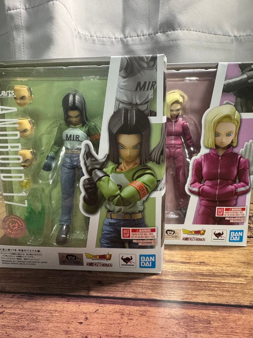 S.H.Figuarts 人造人間17号&18号 宇宙サバイバル編 2体セット