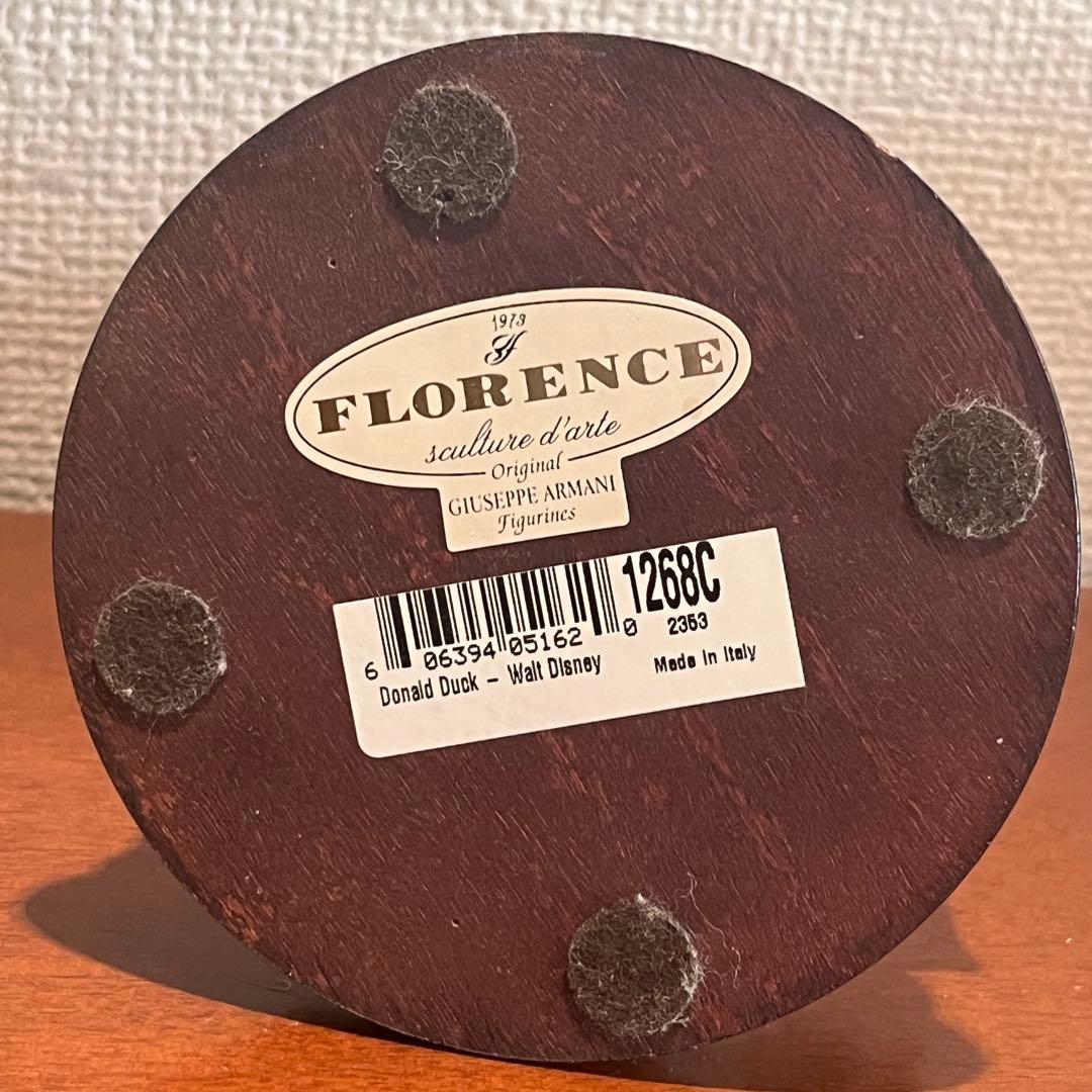 ジョゼッペアルマーニ　ドナルドダック　ディズニー　陶器　人形　置物　オブジェ