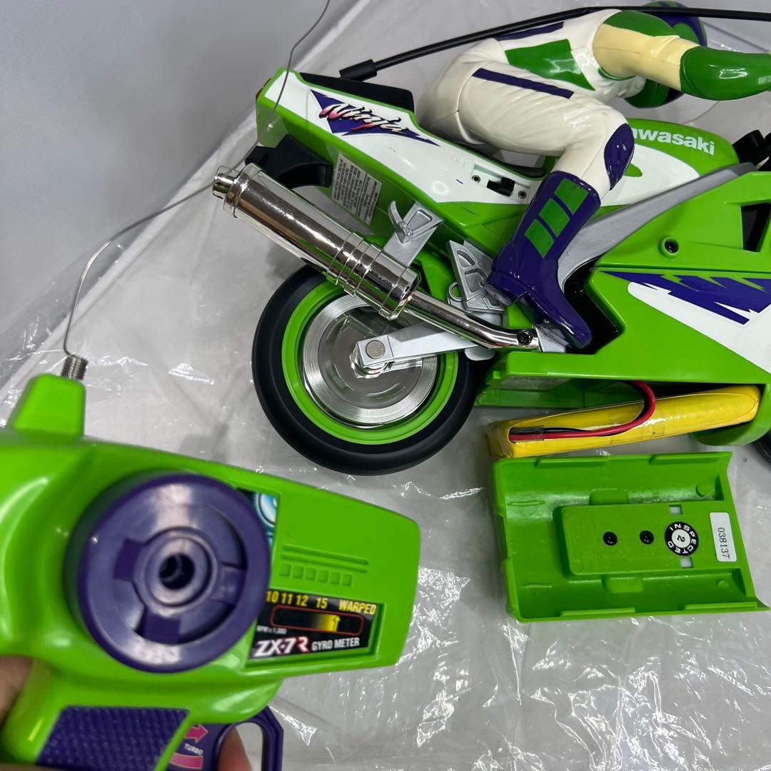 動作確認済 Kawasaki Ninja RCバイク スーパージャイロ ラジコン