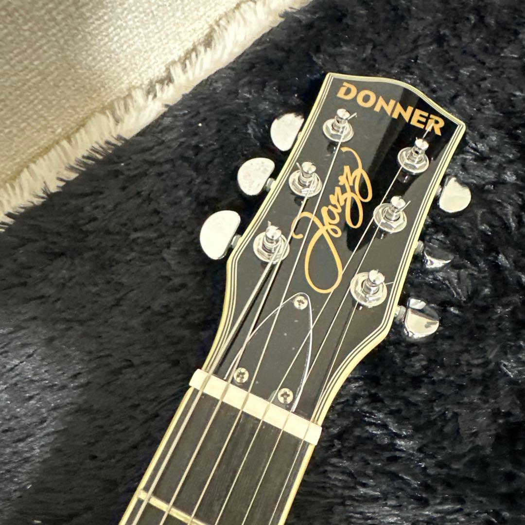 美品 DONNER セミアコ ギター DJP1000 弦楽器 ケース付属