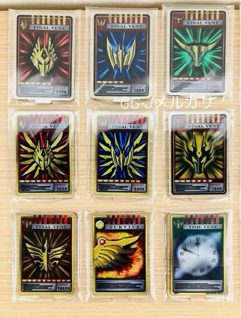 E賞アクリルスタンド　全種類　一番くじ 仮面ライダー龍騎 20th
