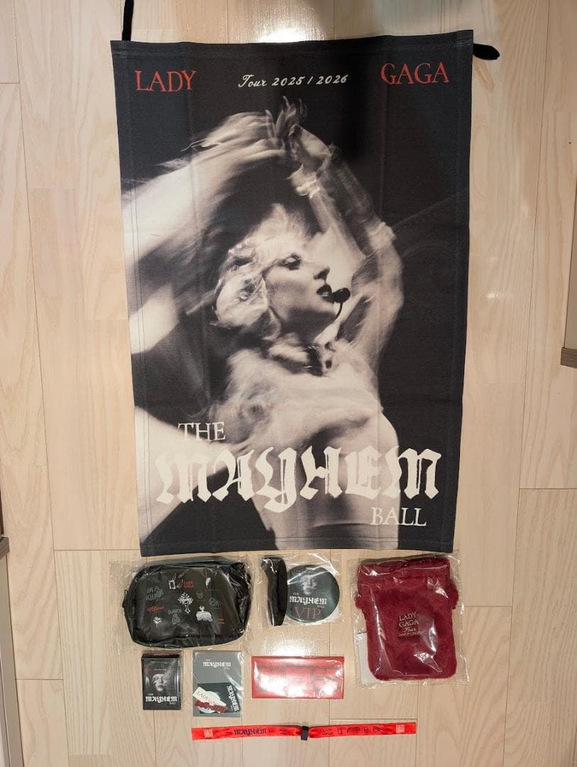 新品Lady Gaga VIP Gold Merch セット 2026レディガガ
