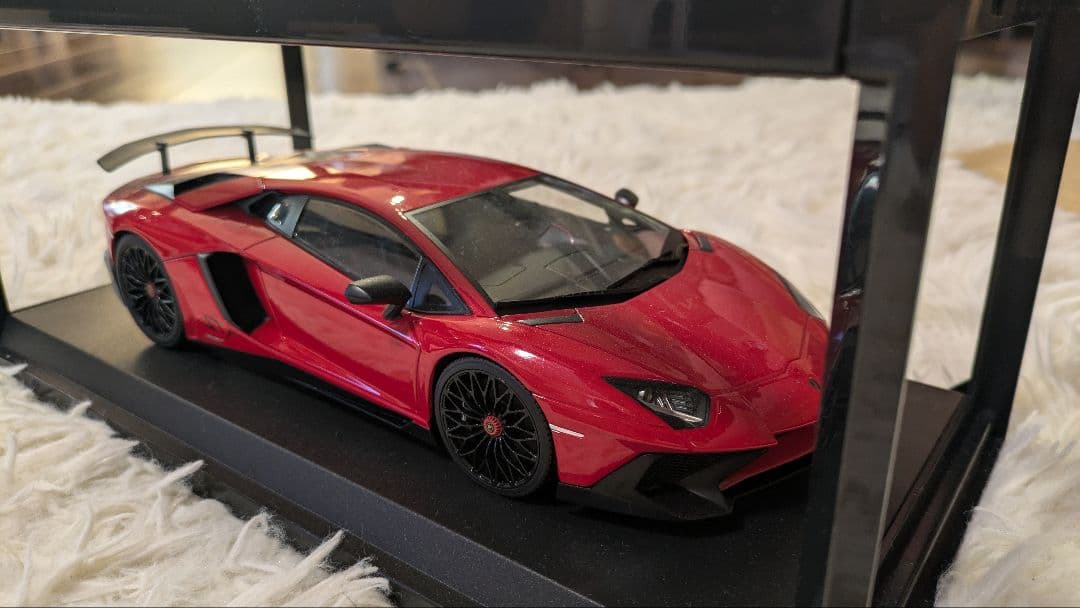 【美品】アヴェンタドールLP750-4スーパーヴェローチェ レッド1/18