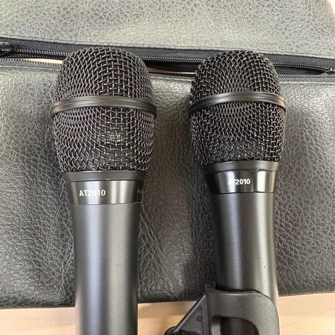 audio-technica AT2010 コンデンサーマイク 2本セット