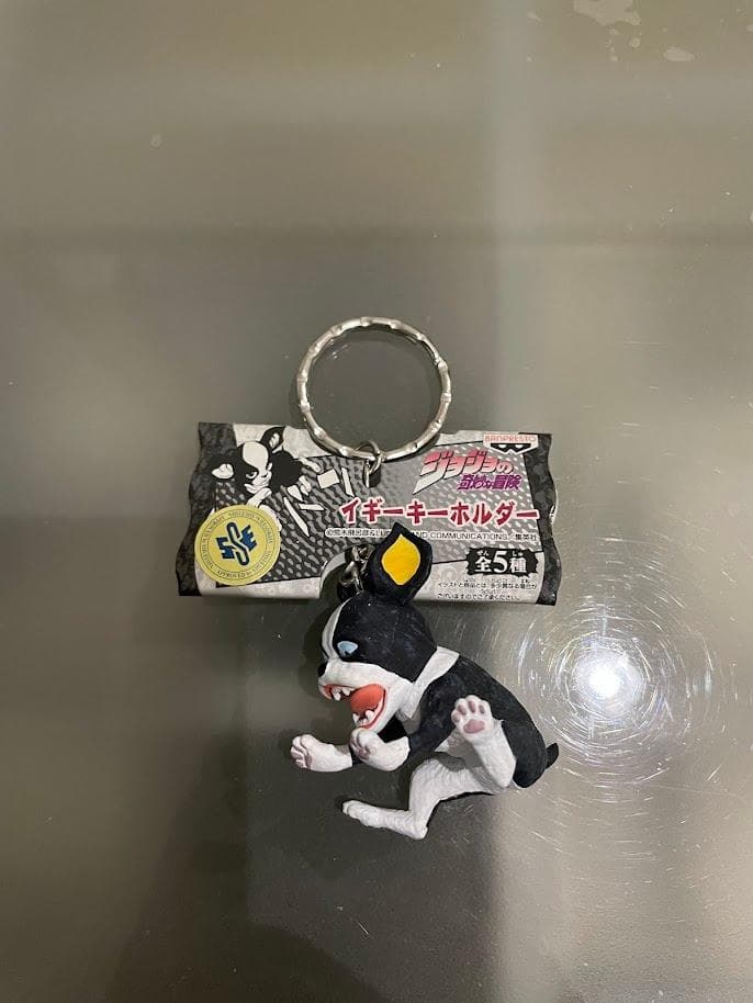 新品`ジョジョの奇妙な冒険　イギー　キーホルダー 全５種　セット
