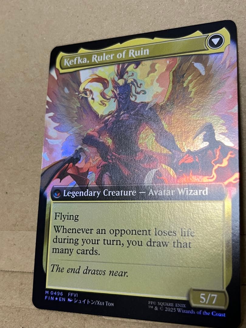 (拡張Foil)人造魔導士、ケフカ/破壊の化身、ケフカ(FIN/bundle)