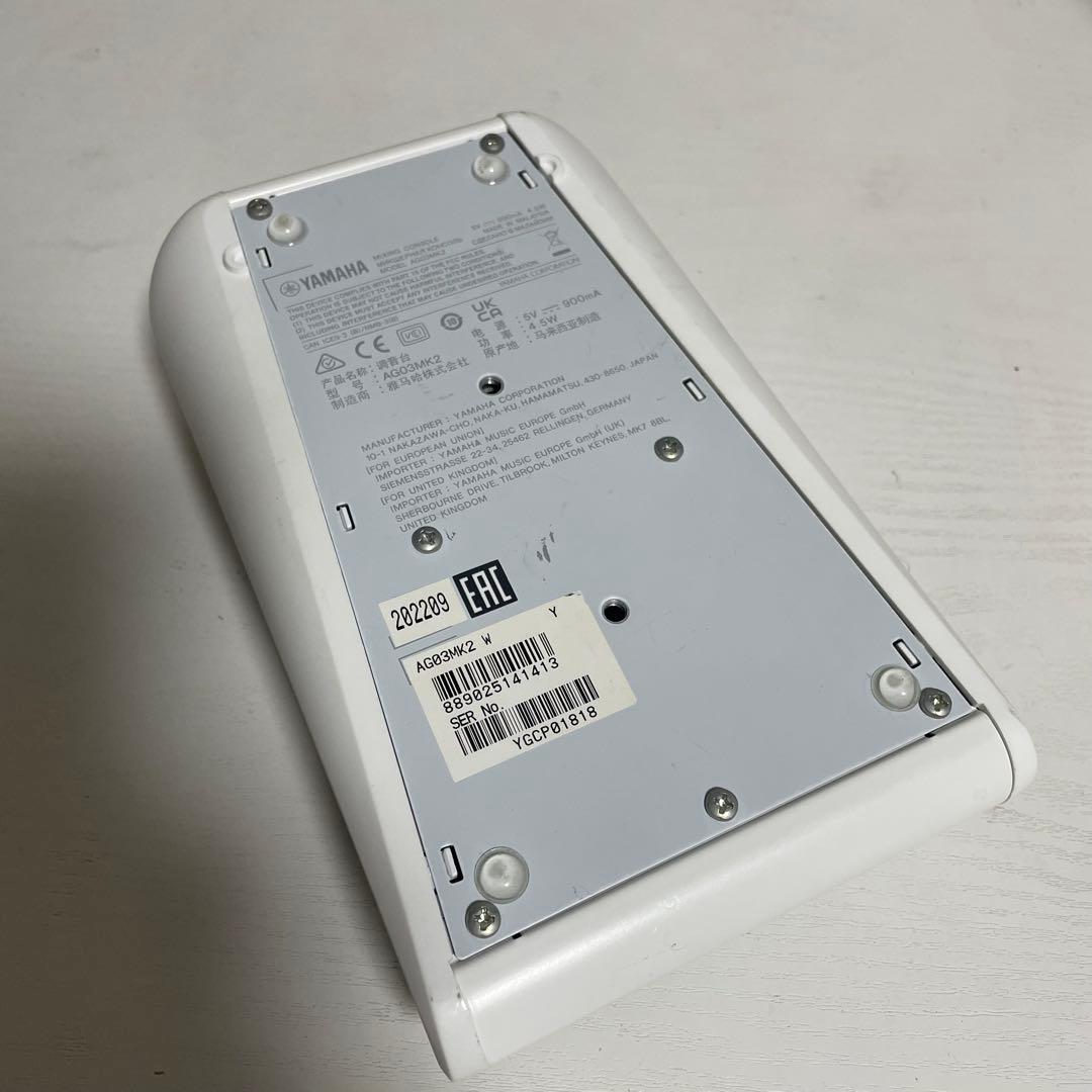 YAMAHA AG03 MK2 ライブストリーミングミキサー