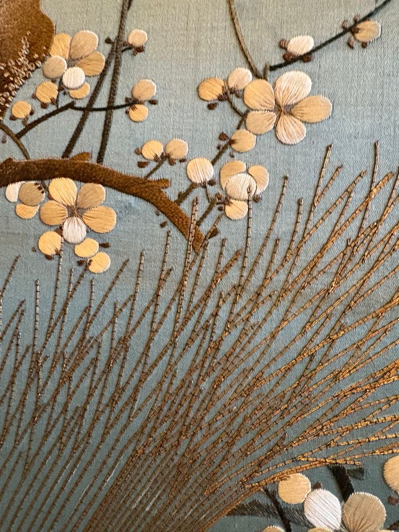 刺繍　額