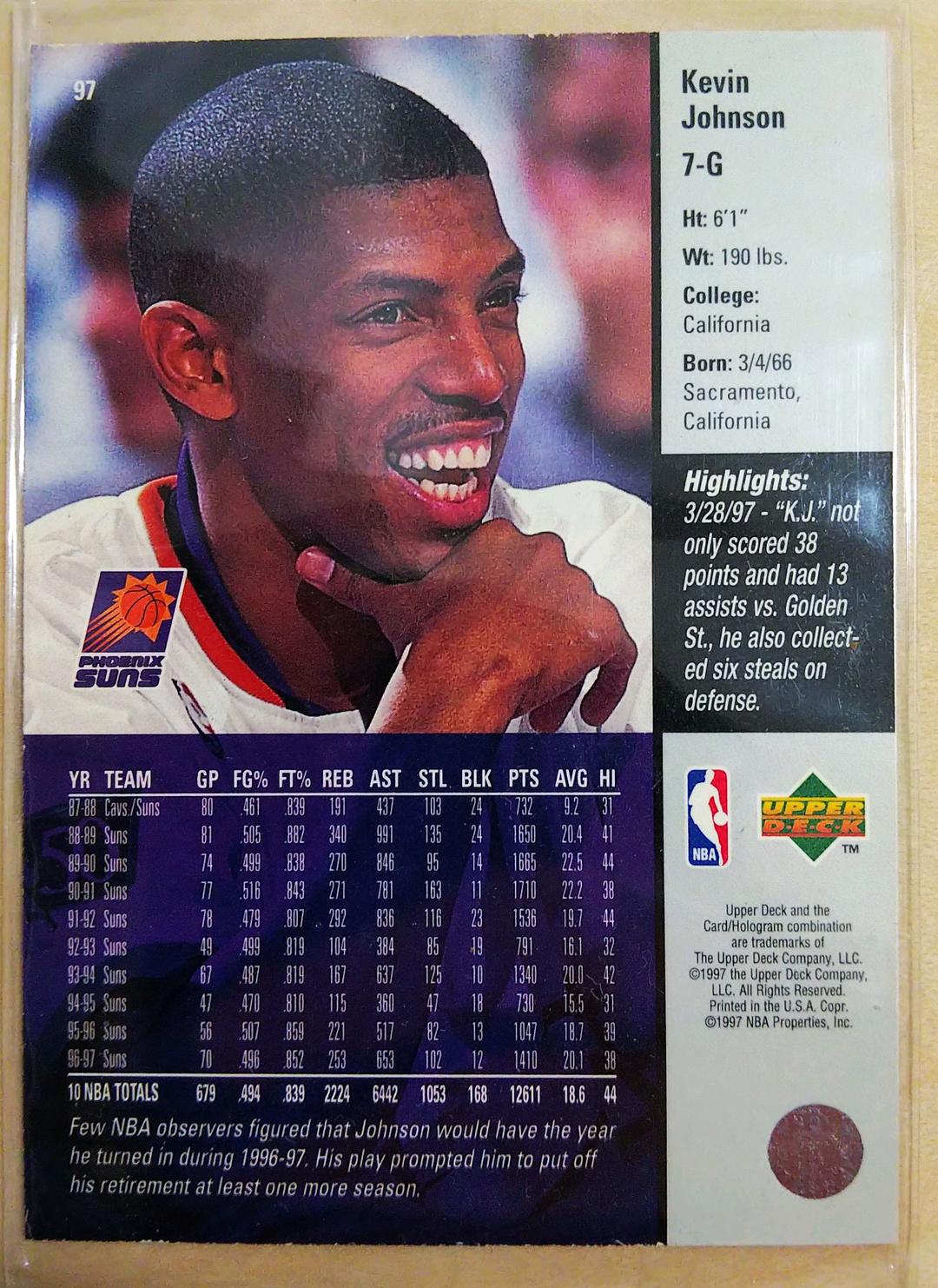 その他 UD GD Memorable Moment Kevin Johnson