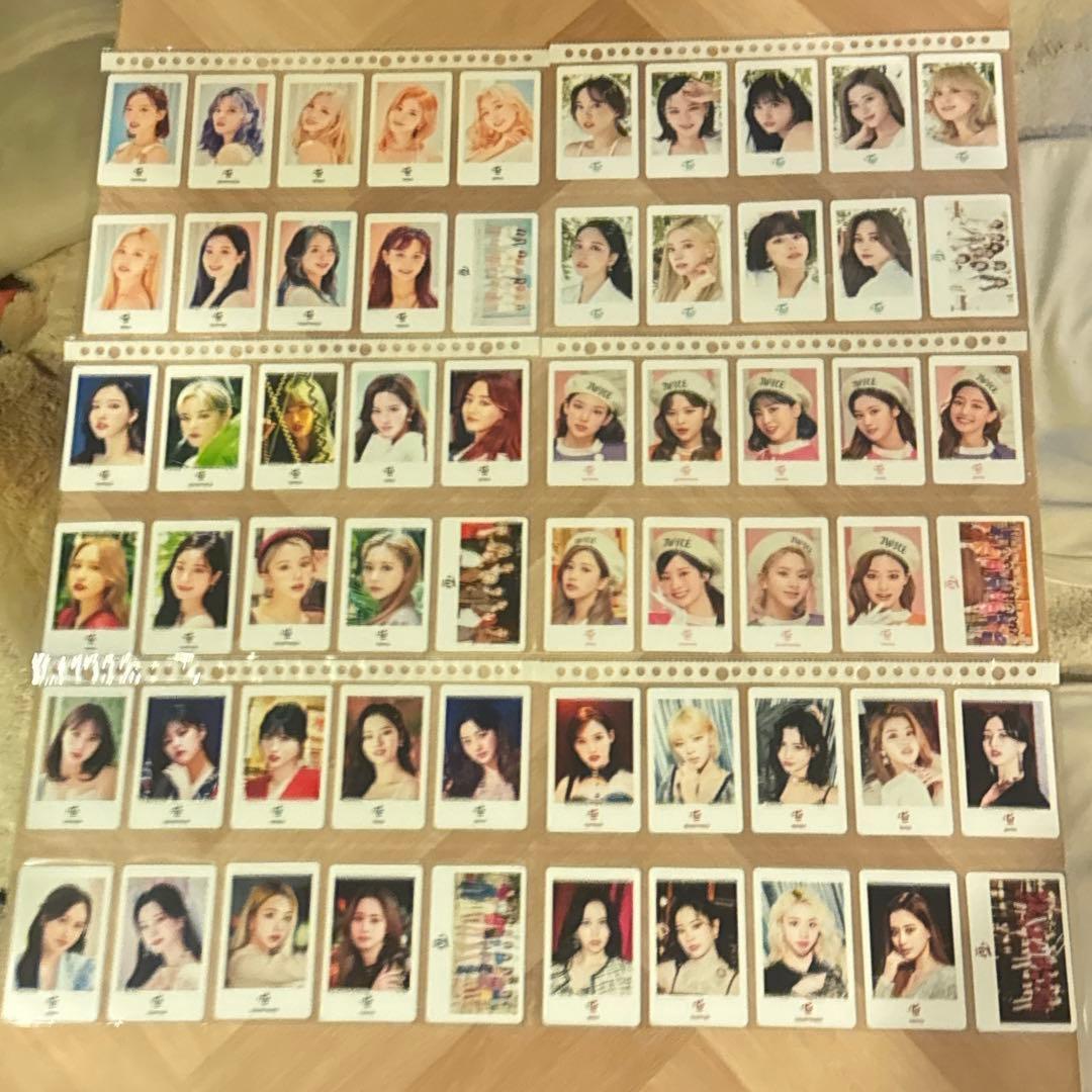 twice フォトカード　セット　完品　コンプリート　希少　コレクション　未使用